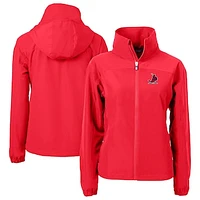 Women's Cutter & Buck St. Louis Cardinals Cooperstown Collection Charter Eco Recycled Full-Zip Jacket