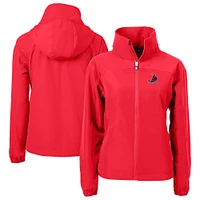 Women's Cutter & Buck St. Louis Cardinals Cooperstown Collection Charter Eco Recycled Full-Zip Jacket