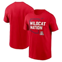 Men's Nike Red Arizona Wildcats Campus Local T-Shirt
