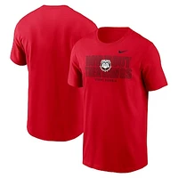 Men's Nike Red Georgia Bulldogs Campus Local T-Shirt
