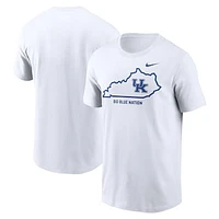 Men's Nike White Kentucky Wildcats Campus Local T-Shirt