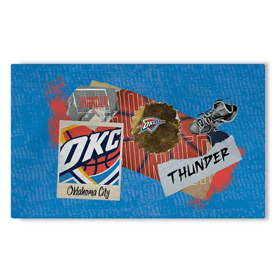 The Northwest Group Oklahoma City Thunder 36” x 62” Display Washable Rug