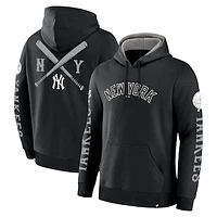 Men's Fanatics  Black New York Yankees Big City Legacy Fleece Pullover Hoodie