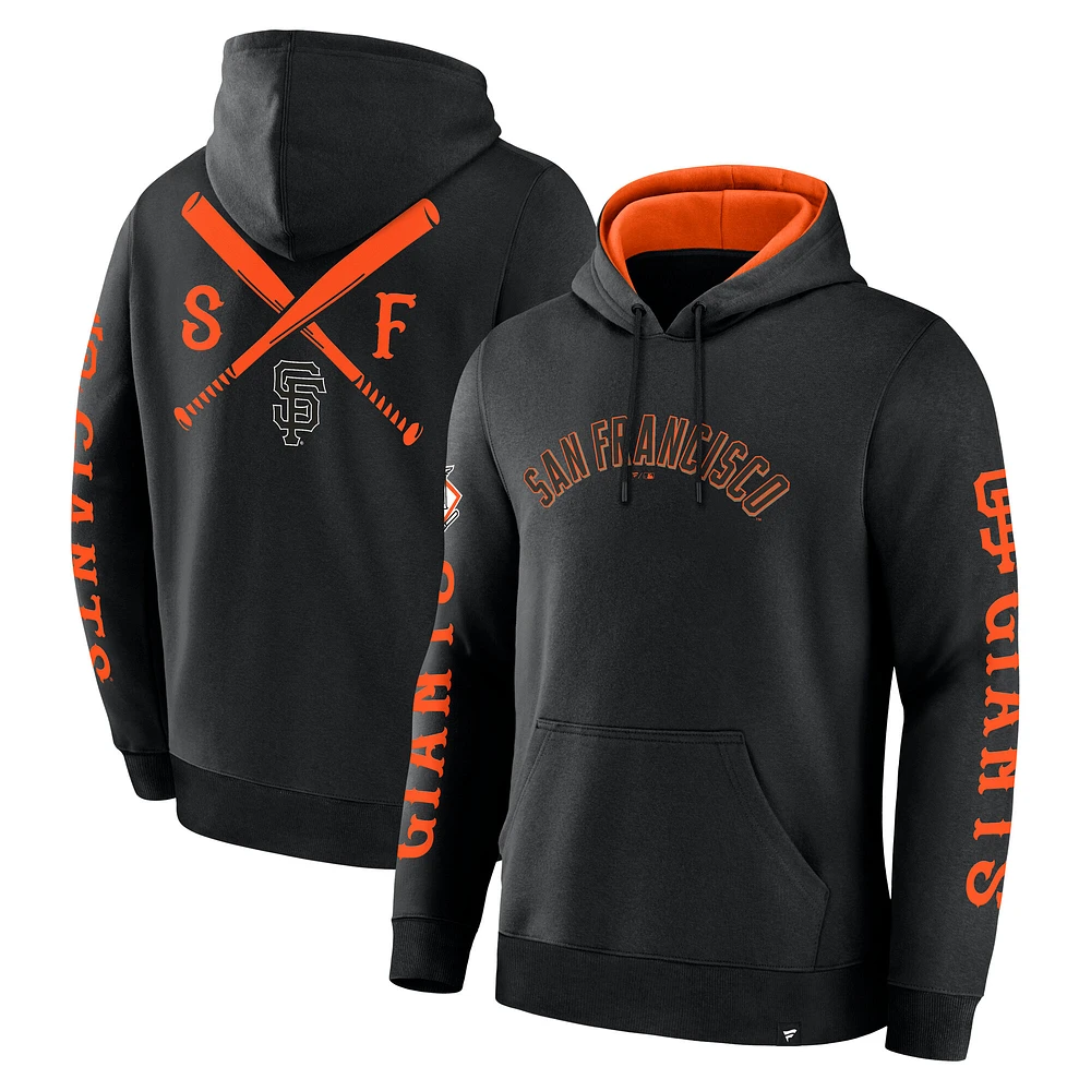 Men's Black San Francisco Giants Big City Legacy Fleece Pullover Hoodie