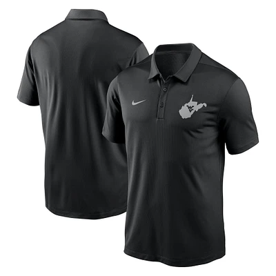 Men's Nike Black West Virginia Mountaineers Franchise Performance Polo