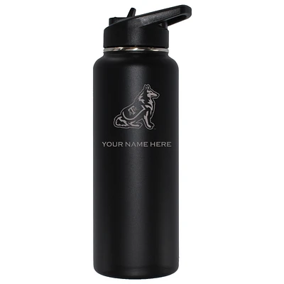 The Memory Company Black Texas A&M Aggies 34oz. Personalized Team Logo Laser Etch Quencher Bottle