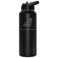 The Memory Company Black Texas A&M Aggies 34oz. Personalized Team Logo Laser Etch Quencher Bottle