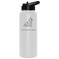 The Memory Company White Texas A&M Aggies 34oz. Personalized Team Logo Direct Print Quencher Bottle