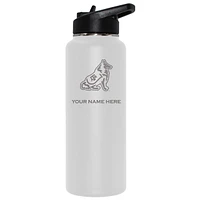 The Memory Company White Texas A&M Aggies 34oz. Personalized Team Logo Direct Print Quencher Bottle