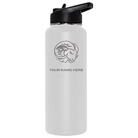 The Memory Company White Winston-Salem State Rams 34oz. Personalized Team Logo Direct Print Quencher Bottle