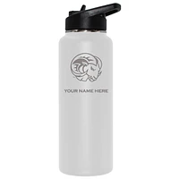 The Memory Company White Winston-Salem State Rams 34oz. Personalized Team Logo Direct Print Quencher Bottle