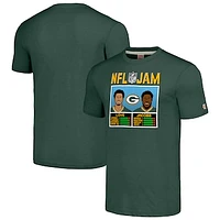 Men's Homage Jordan Love & Josh Jacobs Green Bay Packers NFL Jam Tri-Blend T-Shirt