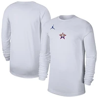 Unisex Jordan Brand White 2025 NBA All-Star Game Legend Performance Long Sleeve T-Shirt