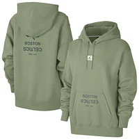 Men's Jordan Brand Green Boston Celtics Courtside Statement Edition Premium Pullover Hoodie