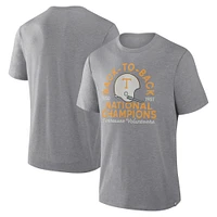 Men's Fanatics Gray Tennessee Volunteers Dynamic Showdown Tri-Blend T-Shirt