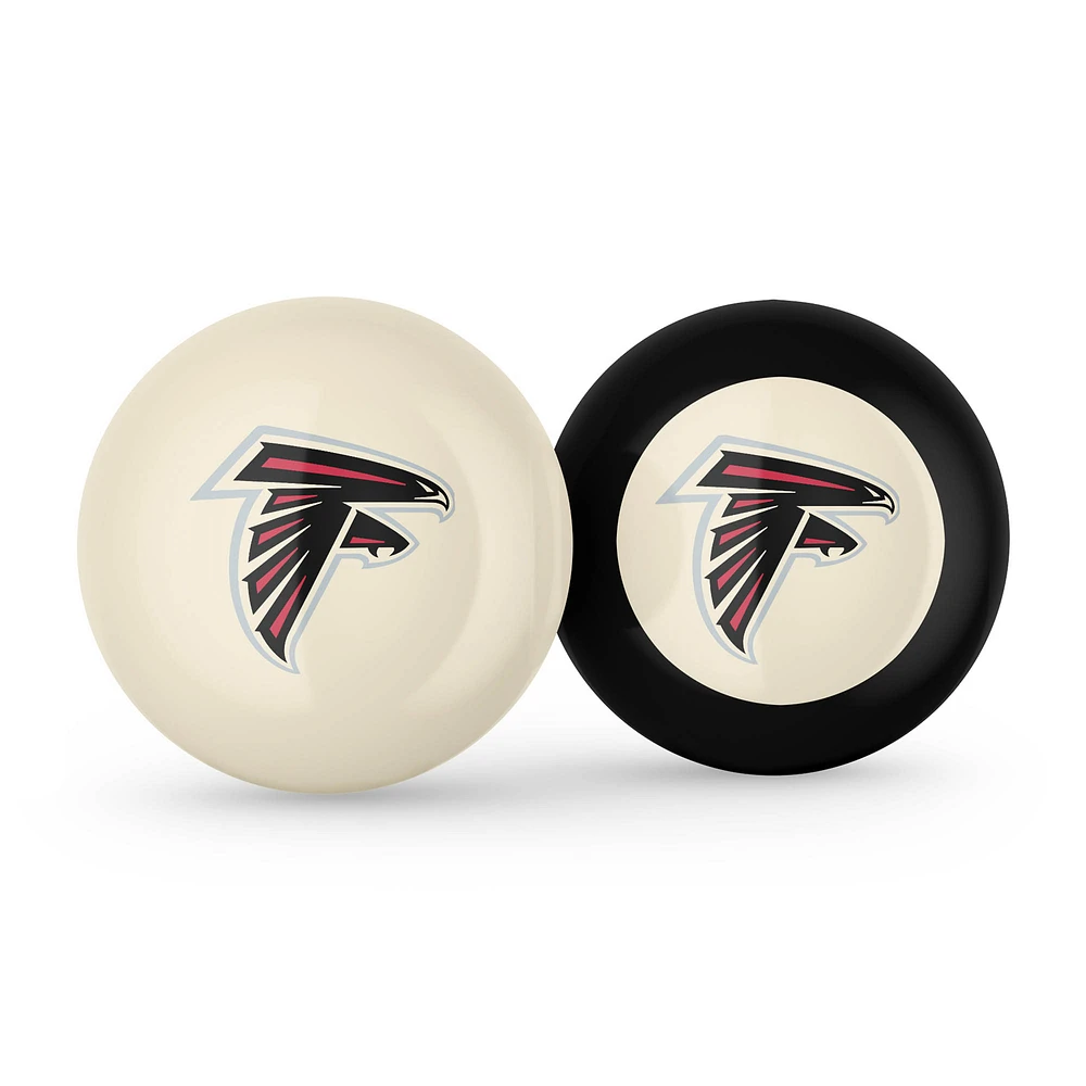 Imperial Atlanta Falcons Logo Cue Ball & 8 Ball Combo Set