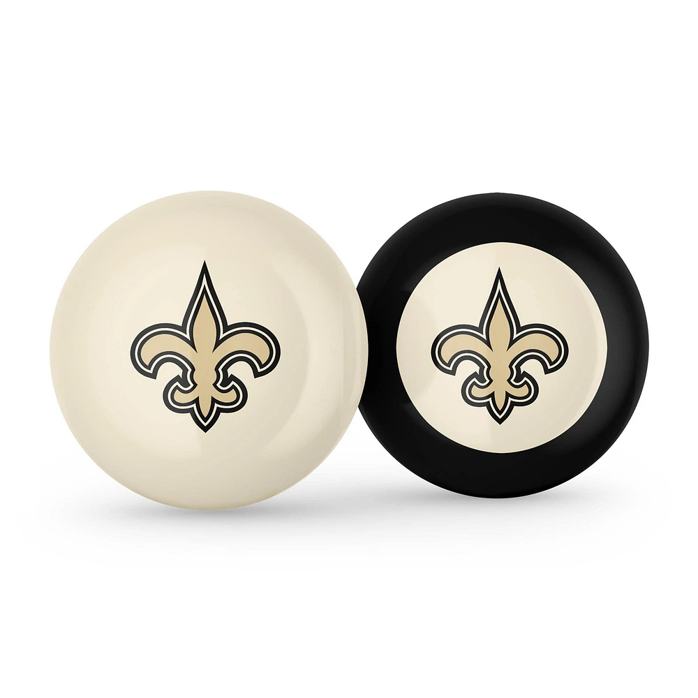 Imperial New Orleans Saints Logo Cue Ball & 8 Ball Combo Set