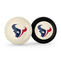 Imperial Houston Texans Logo Cue Ball & 8 Ball Combo Set