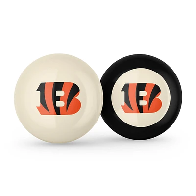 Imperial Cincinnati Bengals Logo Cue Ball & 8 Ball Combo Set