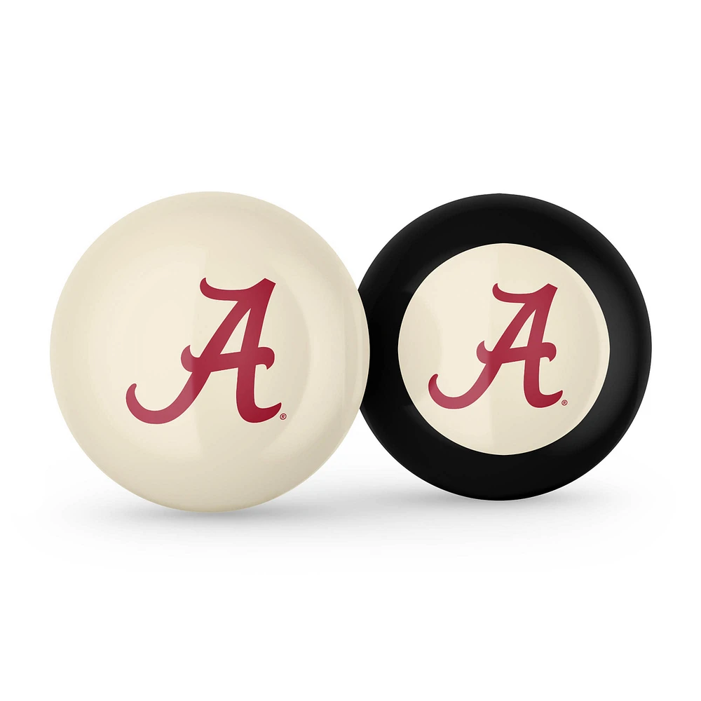 Imperial Alabama Crimson Tide Logo Cue Ball & 8 Ball Combo Set