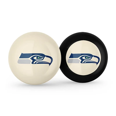 Imperial Seattle Seahawks Logo Cue Ball & 8 Ball Combo Set
