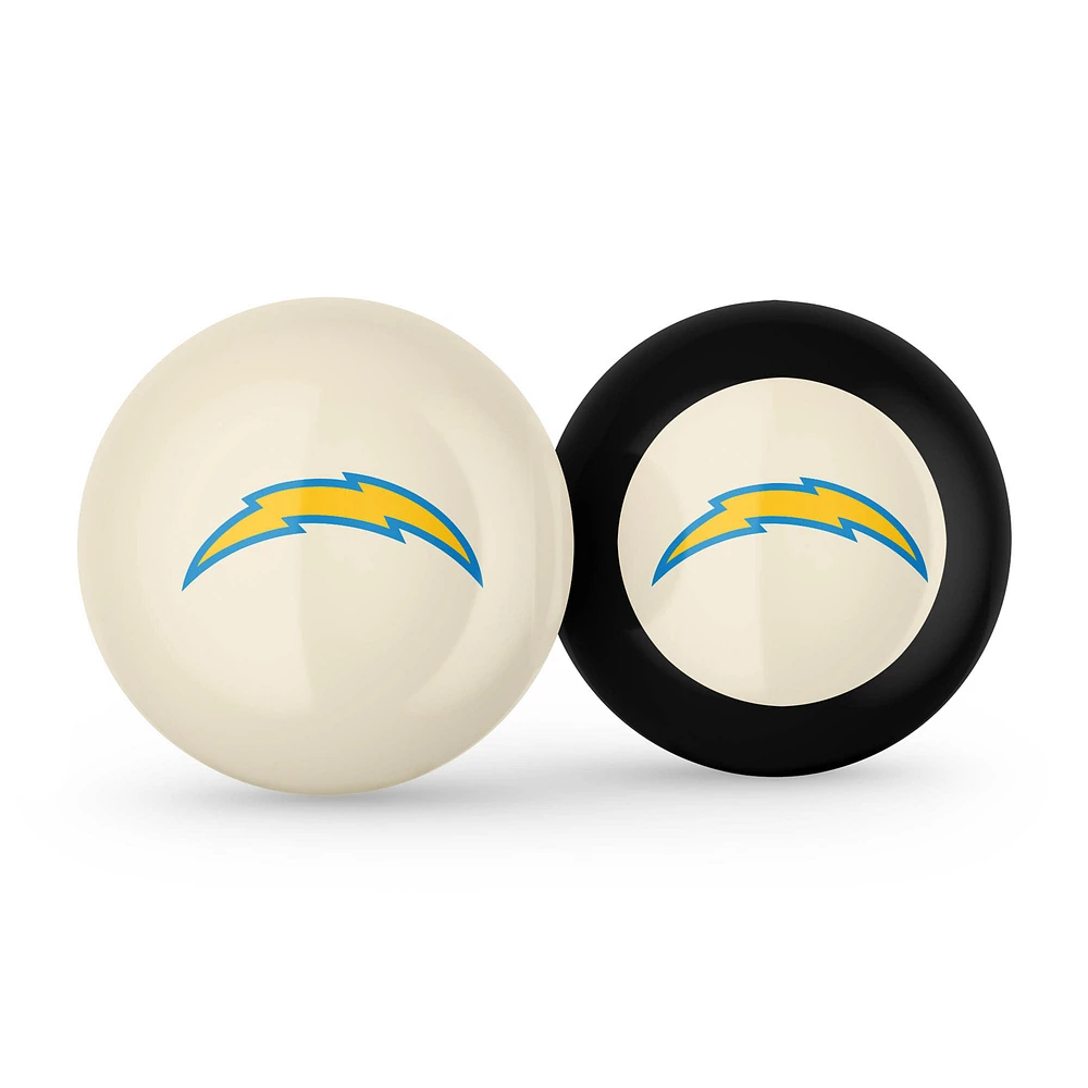 Imperial Los Angeles Chargers Logo Cue Ball & 8 Ball Combo Set