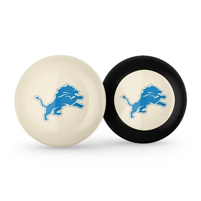 Imperial Detroit Lions Logo Cue Ball & 8 Ball Combo Set