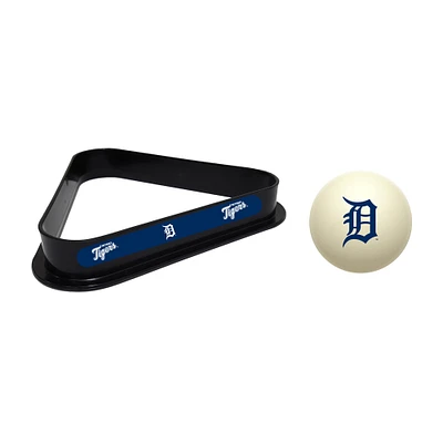 Imperial Detroit Tigers Cue Ball & Rack Set