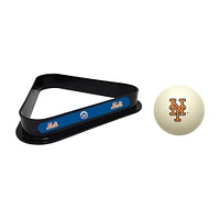 Imperial New York Mets Cue Ball & Rack Set