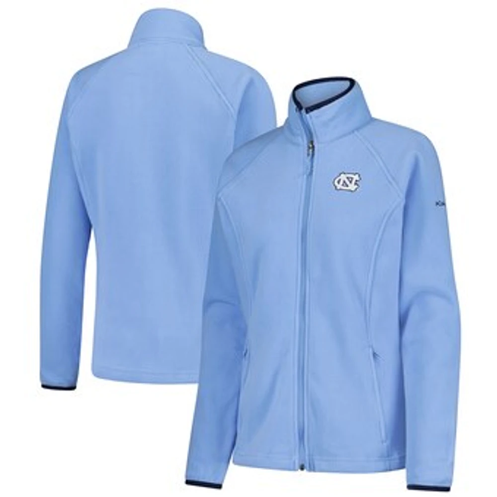 Women's Columbia  Carolina Blue North Tar Heels Give & Go II Fleece Full-Zip Jacket