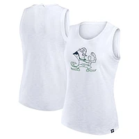 Women's Fanatics White Notre Dame Fighting Irish Activate Slub Tank Top