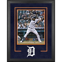 Riley Greene Detroit Tigers Autographed Deluxe Framed 16" x 20" Hitting Photograph