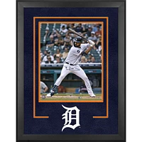 Riley Greene Detroit Tigers Autographed Deluxe Framed 16" x 20" Hitting Photograph