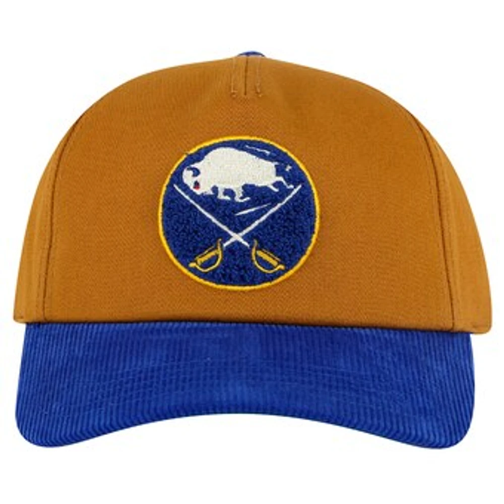 Men's American Needle  Tan/Royal Buffalo Sabres Burnett Adjustable Hat