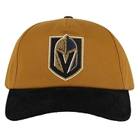 Men's American Needle  Tan/Black Vegas Golden Knights Burnett Adjustable Hat