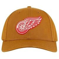 Men's American Needle  Tan Detroit Red Wings Hepcat Washed Twill Adjustable Hat