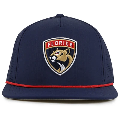 Men's American Needle  Navy Florida Panthers Buxton Pro Tech Adjustable Hat