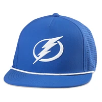 Men's American Needle  Blue Tampa Bay Lightning Buxton Pro Tech Adjustable Hat
