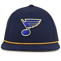 Men's American Needle  Navy St. Louis Blues Buxton Pro Tech Adjustable Hat