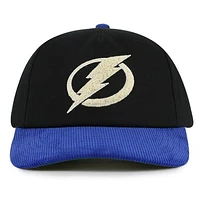 Men's American Needle  Black/Blue Tampa Bay Lightning Burnett Adjustable Hat