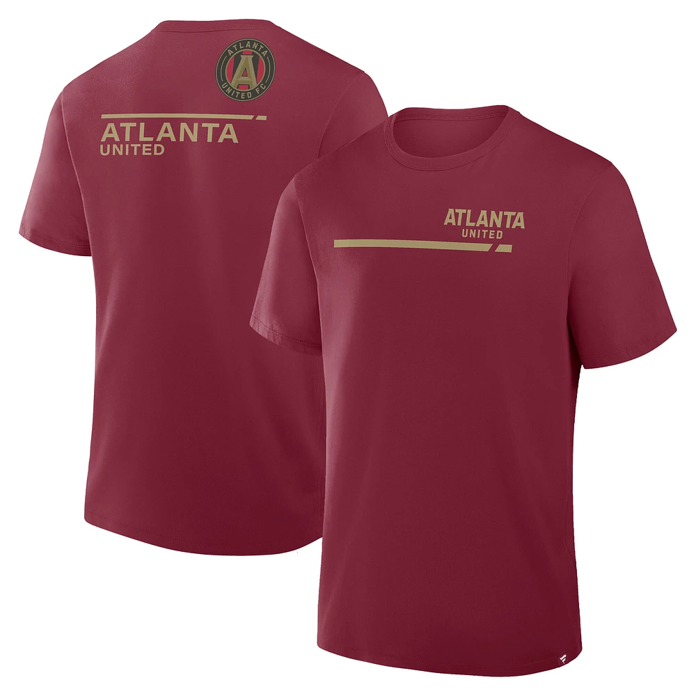 Men's Fanatics  Red Atlanta United FC Corner Kick Legacy T-Shirt