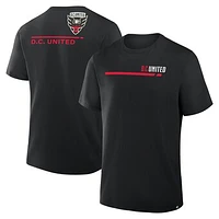 Men's Fanatics Black D.C. United Corner Kick Legacy Cotton T-Shirt