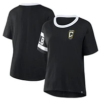 Women's Fanatics Black Columbus Crew Defender Pairing Legacy T-Shirt