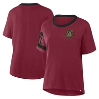 Women's Fanatics  Burgundy Atlanta United FC Defender Pairing Legacy T-Shirt