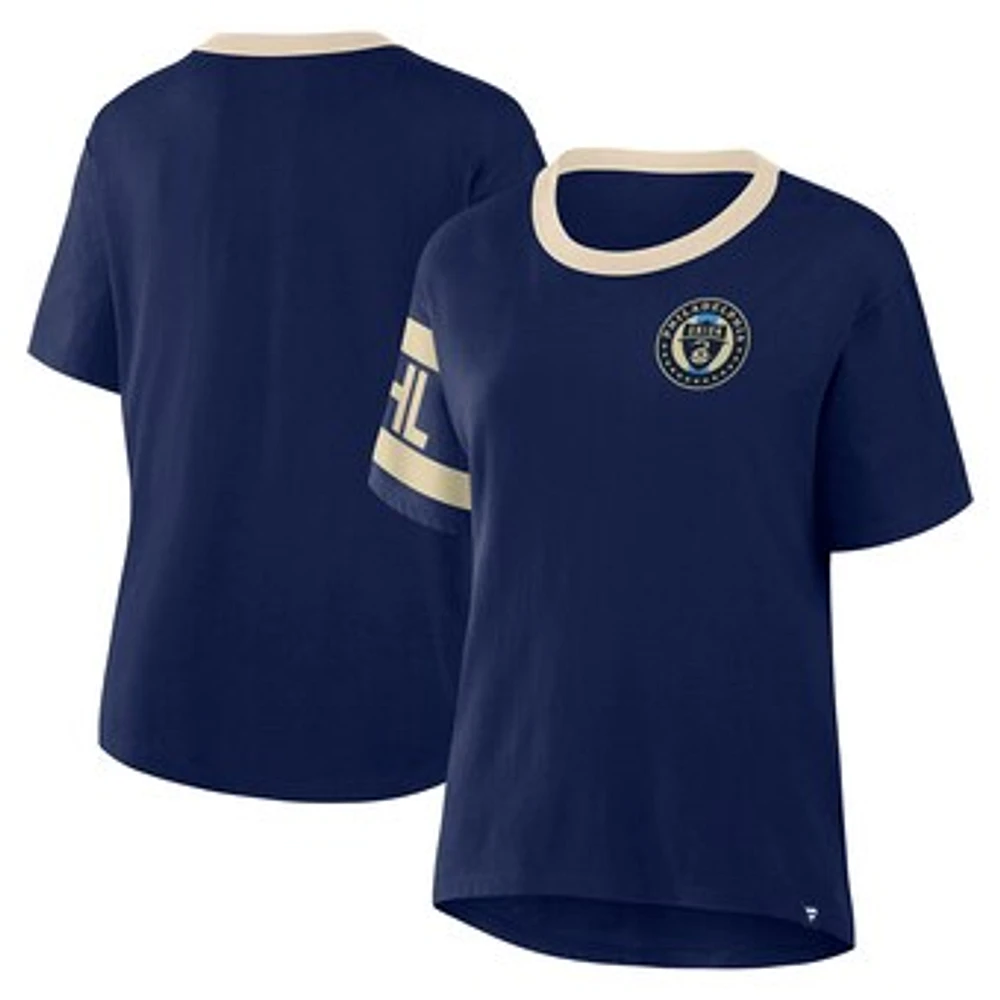 Women's Fanatics Navy Philadelphia Union Defender Pairing Legacy T-Shirt