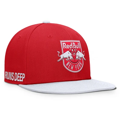 Men's Fanatics Red New York Red Bulls Sitter Snapback Hat