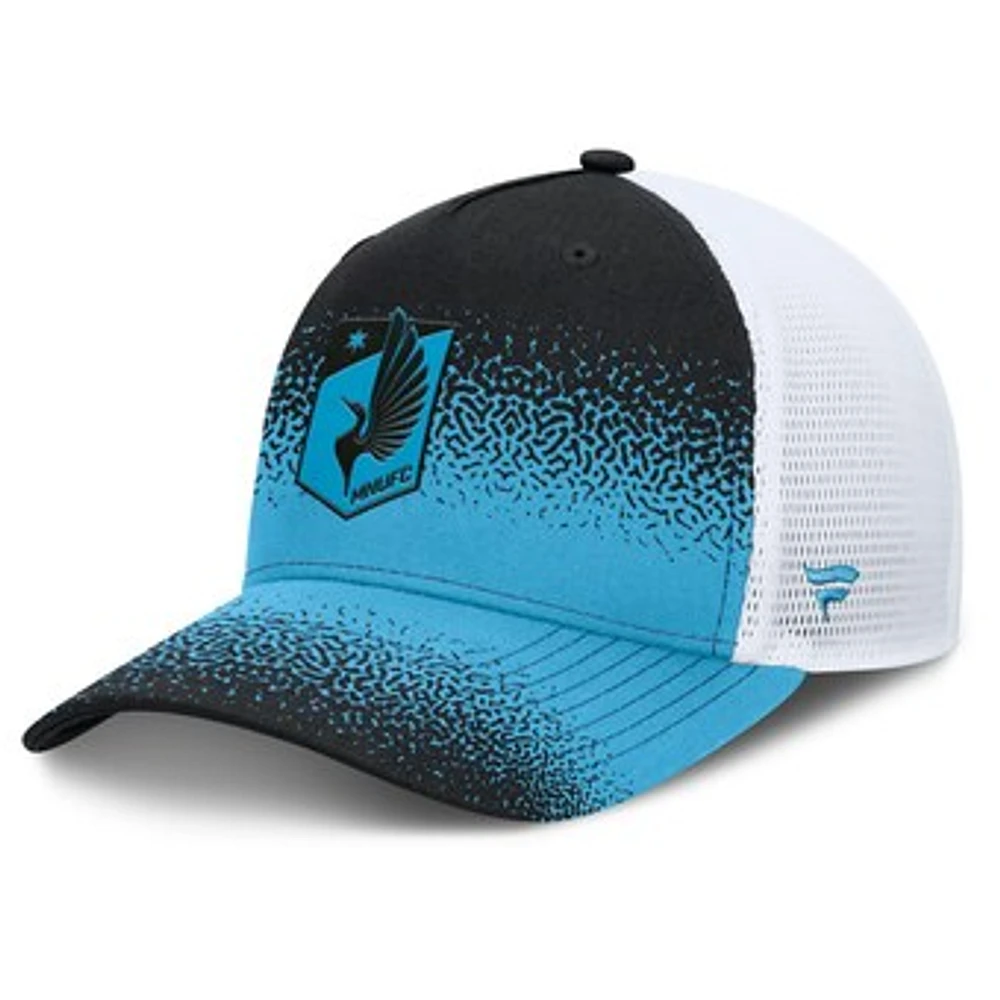 Men's Fanatics Black Minnesota United FC Libero Trucker Adjustable Hat