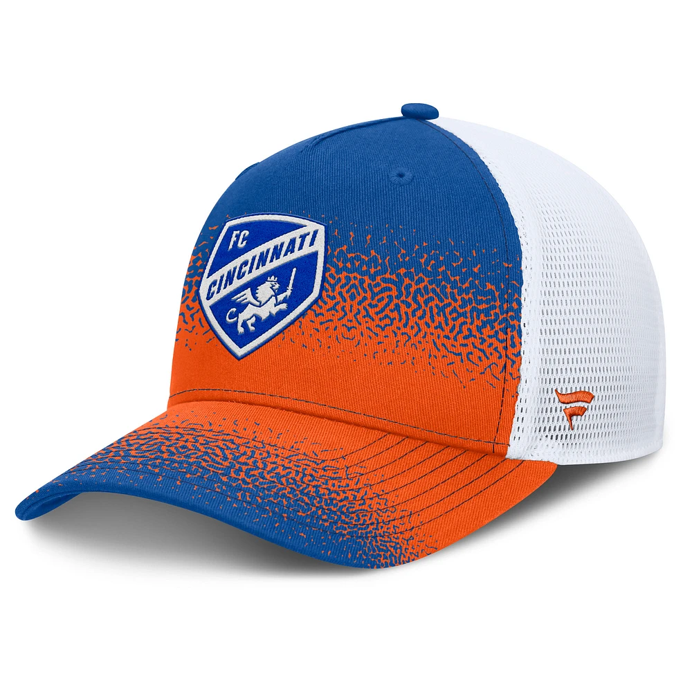 Men's Fanatics Blue FC Cincinnati Libero Trucker Adjustable Hat