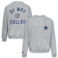 Unisex By Way of Dallas  Gray Dallas Cowboys Fleece Pullover Sweatshirt