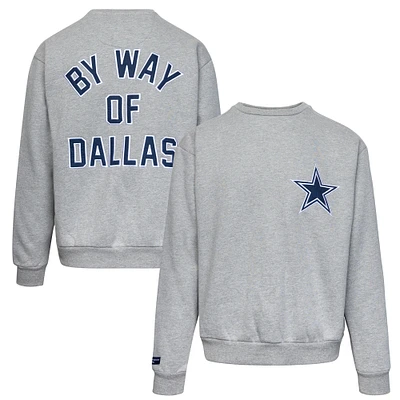 Unisex By Way of Dallas  Gray Dallas Cowboys Fleece Pullover Sweatshirt